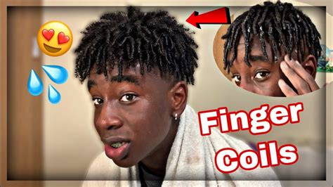 4c curls men|finger coils 4c men.